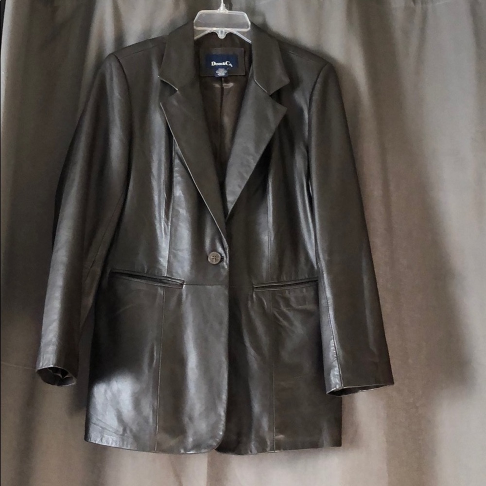Genuine leather coat